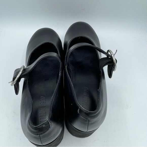 Current Mood Dolls Kill Womens Size 11 Mary Jane Platform Shoes Black Buckle - Picture 5 of 7